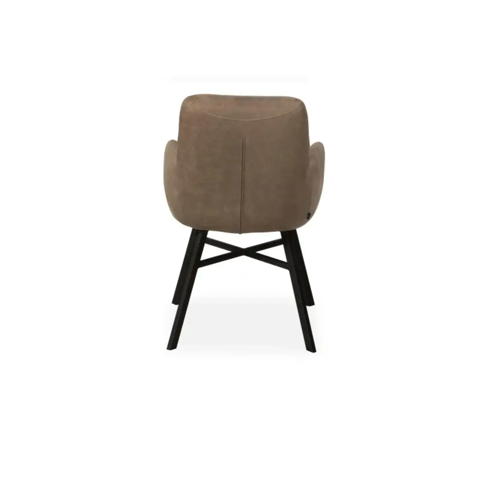 Elton Eetkamerstoel Elton Chicago Truffel – Microvezel