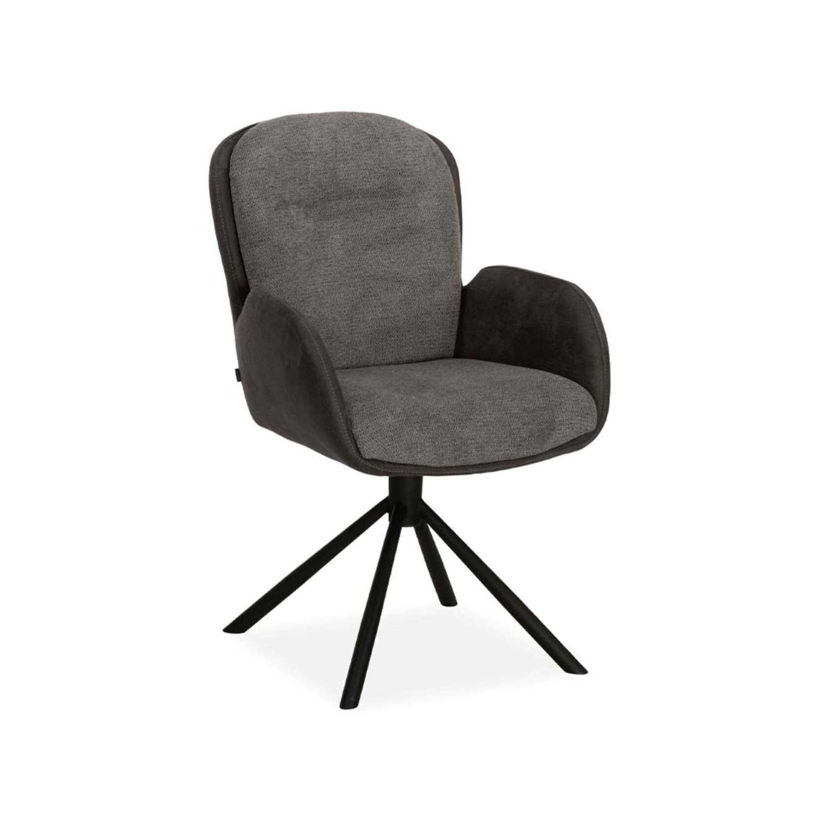 Longford Eetkamerstoel Longford Antraciet – Stof