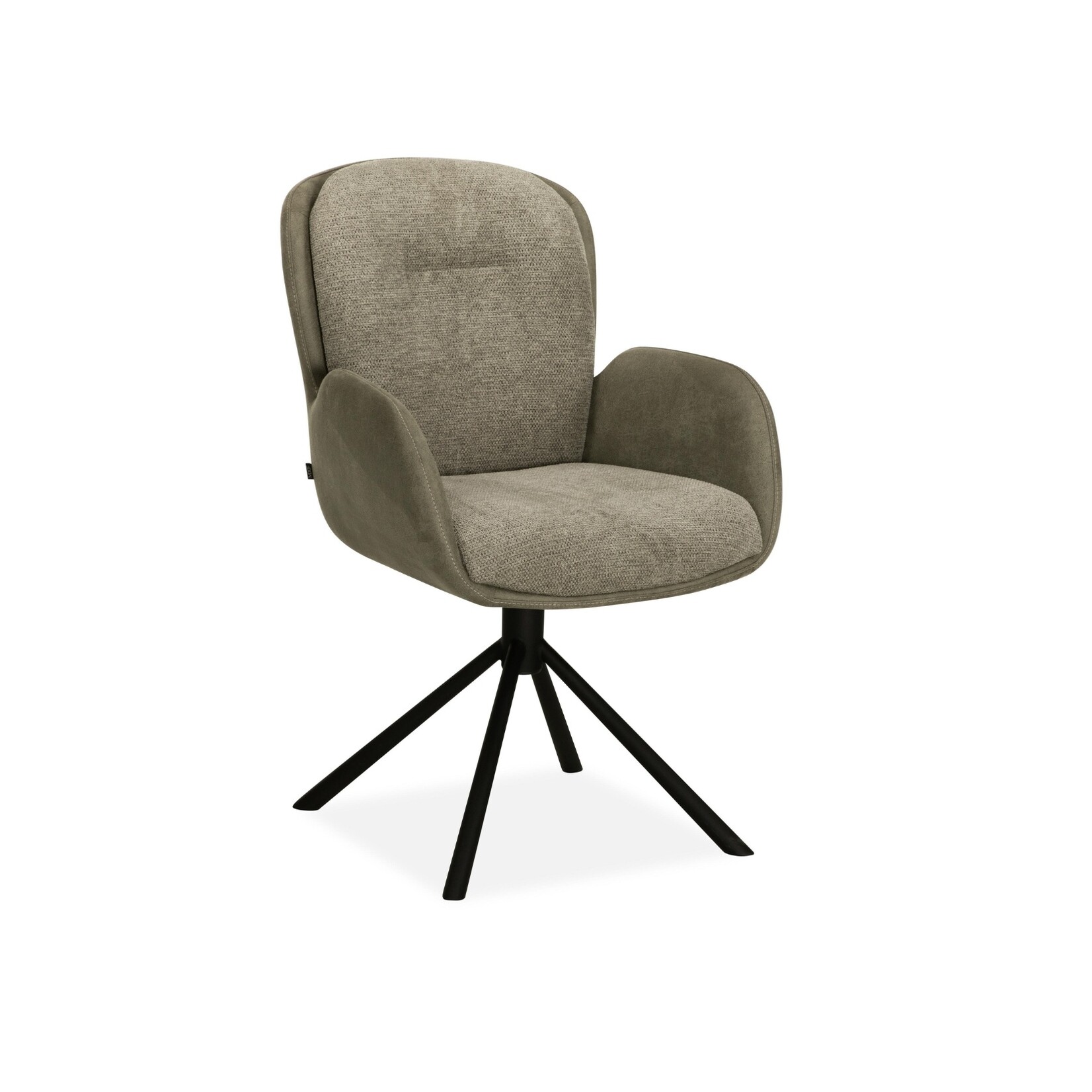 Longford Eetkamerstoel Longford Grijs – Stof