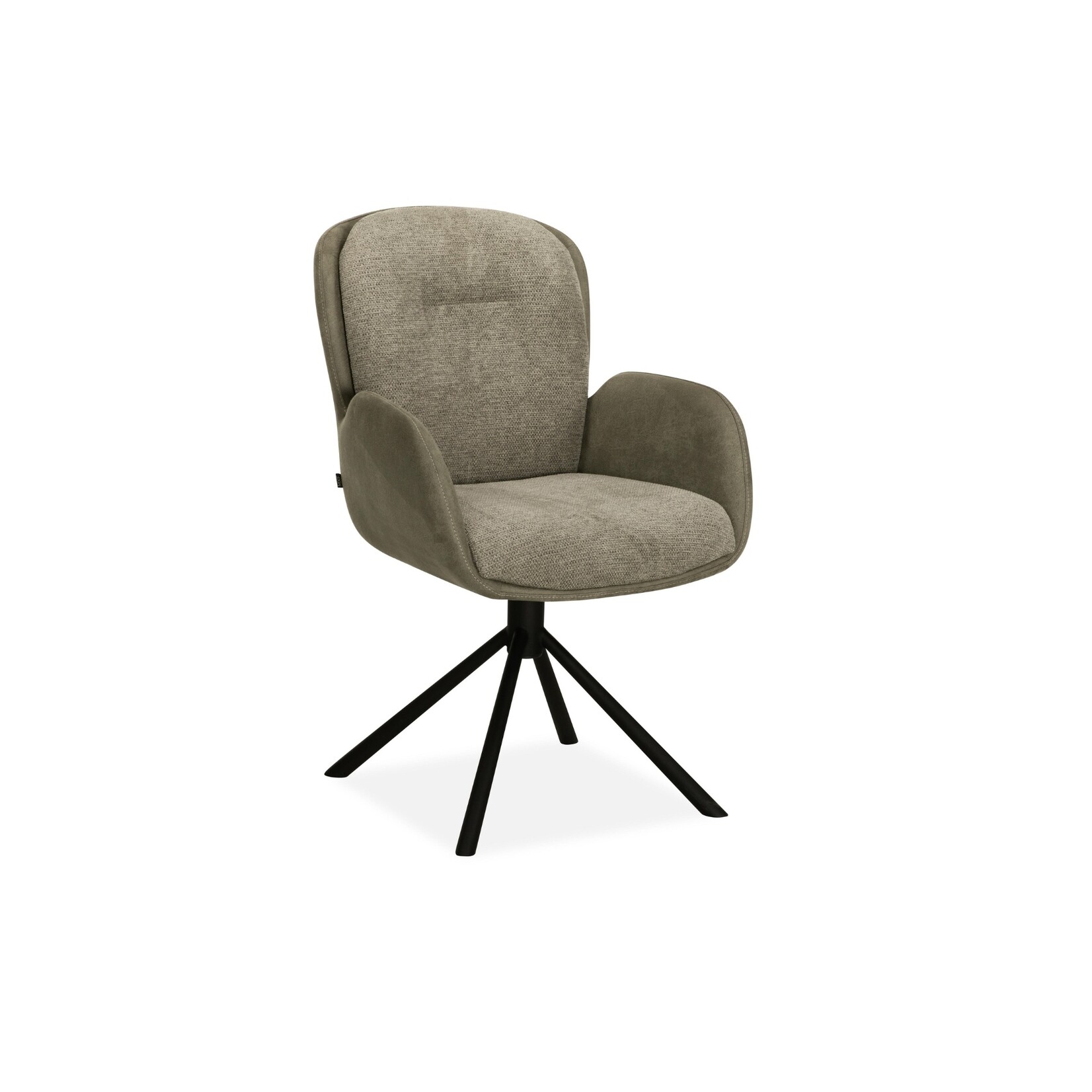 Longford Eetkamerstoel Longford Grijs – Stof