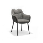 RV Design Adele armstoel Stof Retro Bliss #93 Antraciet