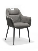 RV Design Adele armstoel Stof Retro Bliss #93 Antraciet