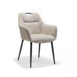 RV Design Adele armstoel Stof Retro Bliss #03 Natural