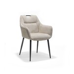 RV Design Adele armstoel Stof Retro Bliss #03 Natural