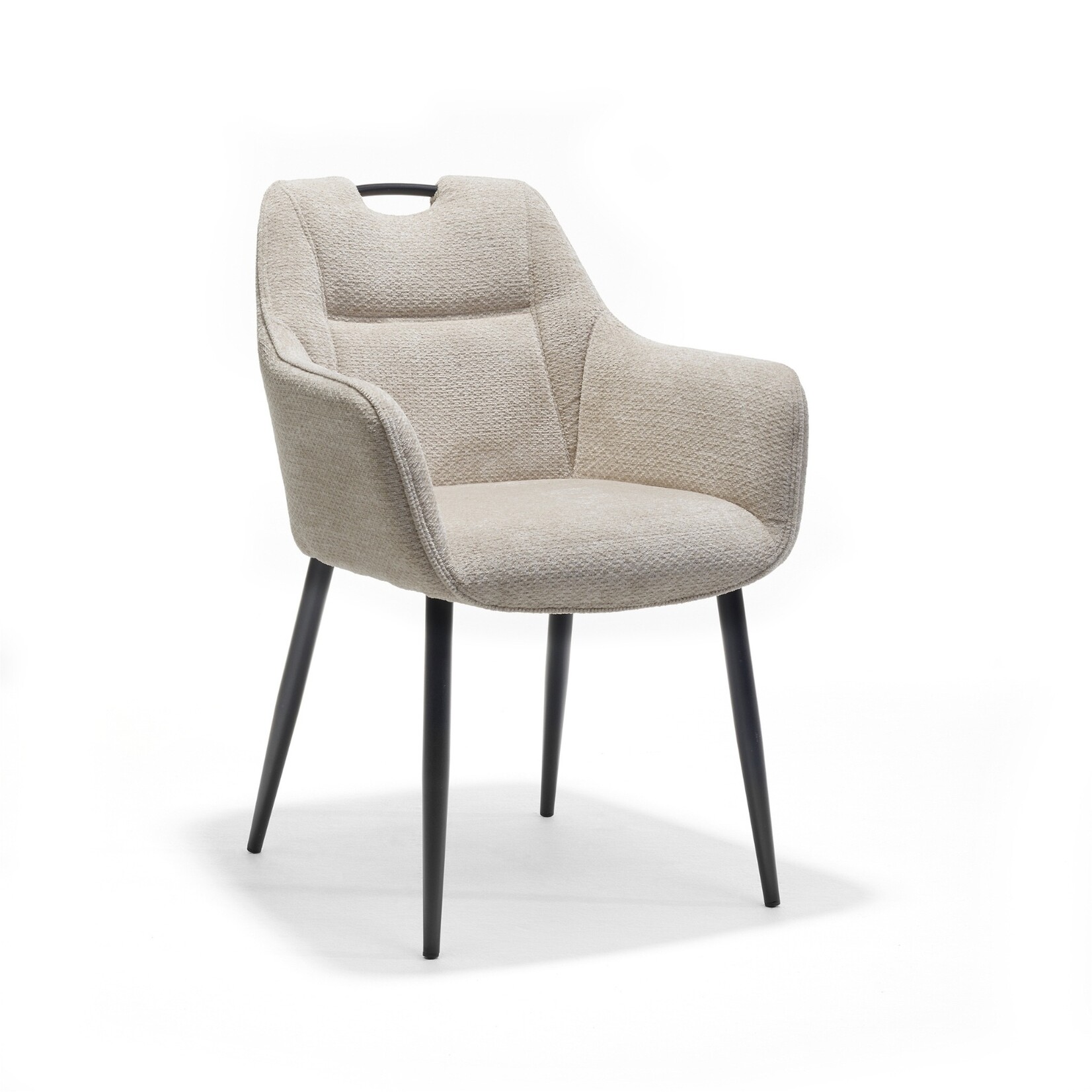 RV Design Adele armstoel Stof Retro Bliss #03 Natural