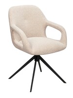 RV Design Move armstoel Stof Sahara Linen - Relax functie - frame zwart
