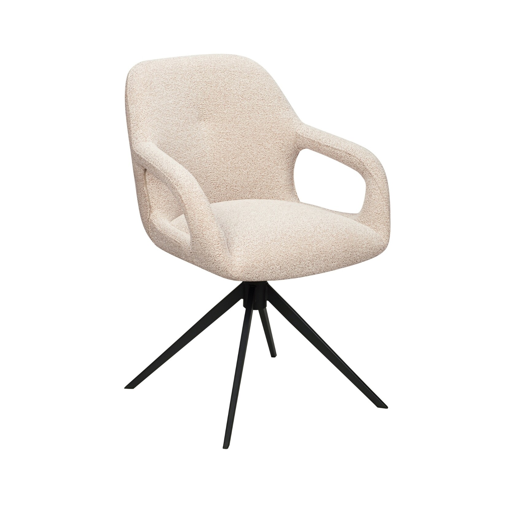 RV Design Move armstoel Stof Sahara Linen - Relax functie - frame zwart