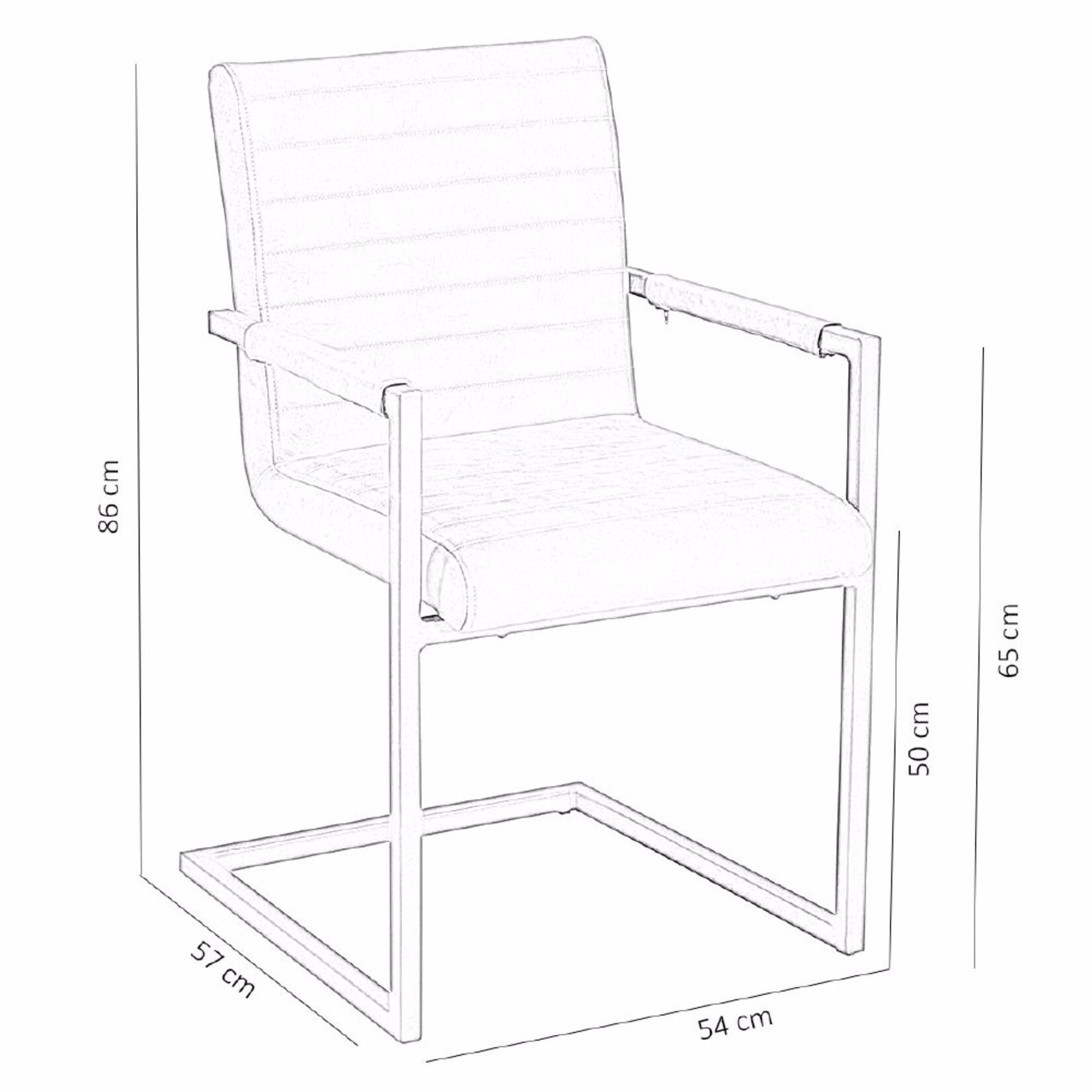 Dimehouse Stoel Kubis zwart