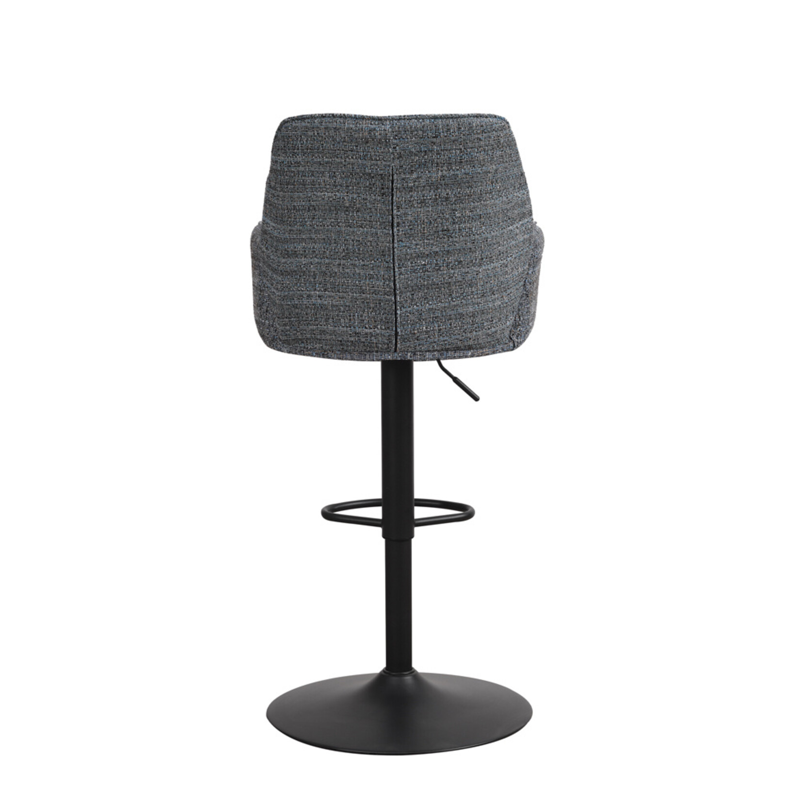 DMW Barkruk Donny blauw chenille