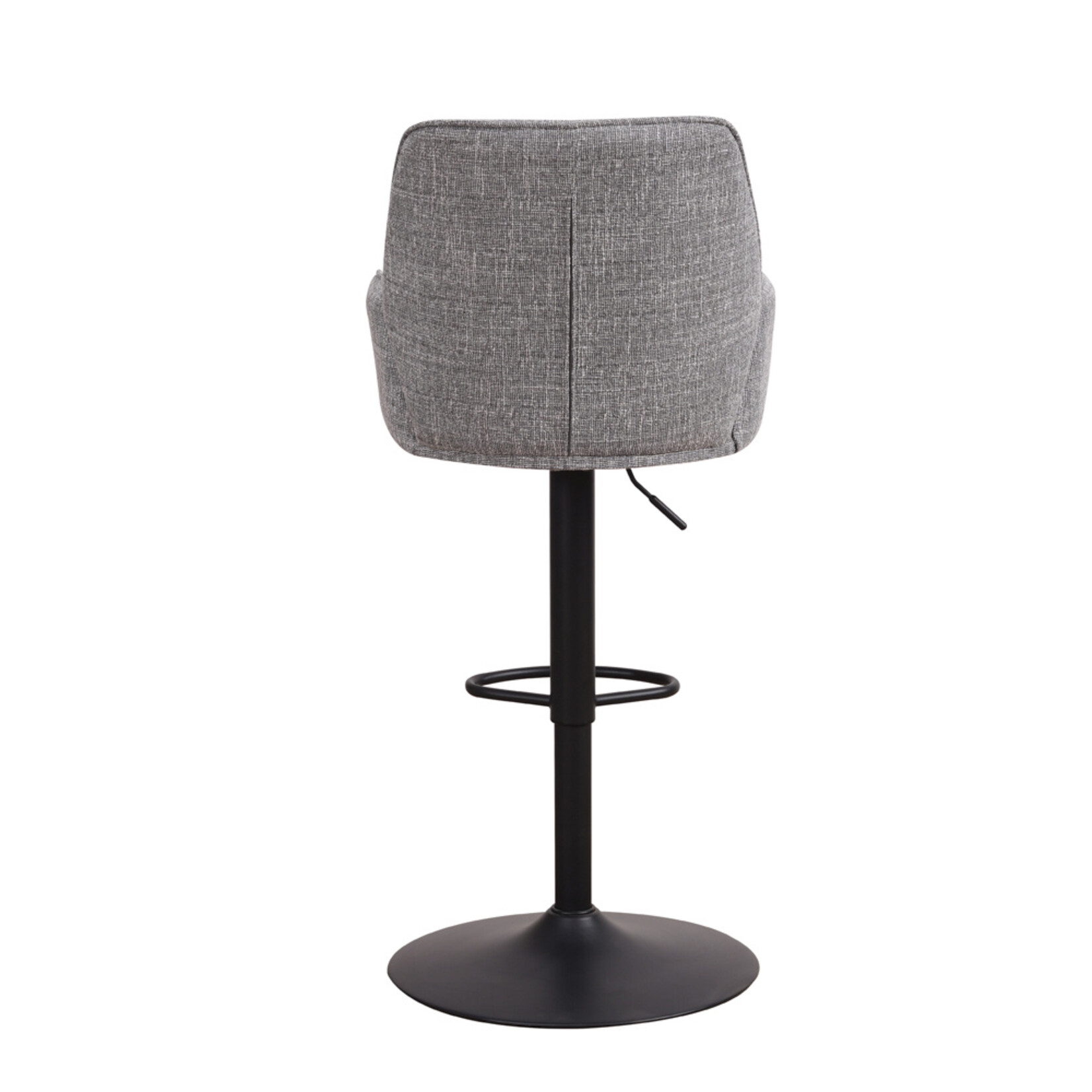 DMW Barkruk Donny lichtgrijs chenille