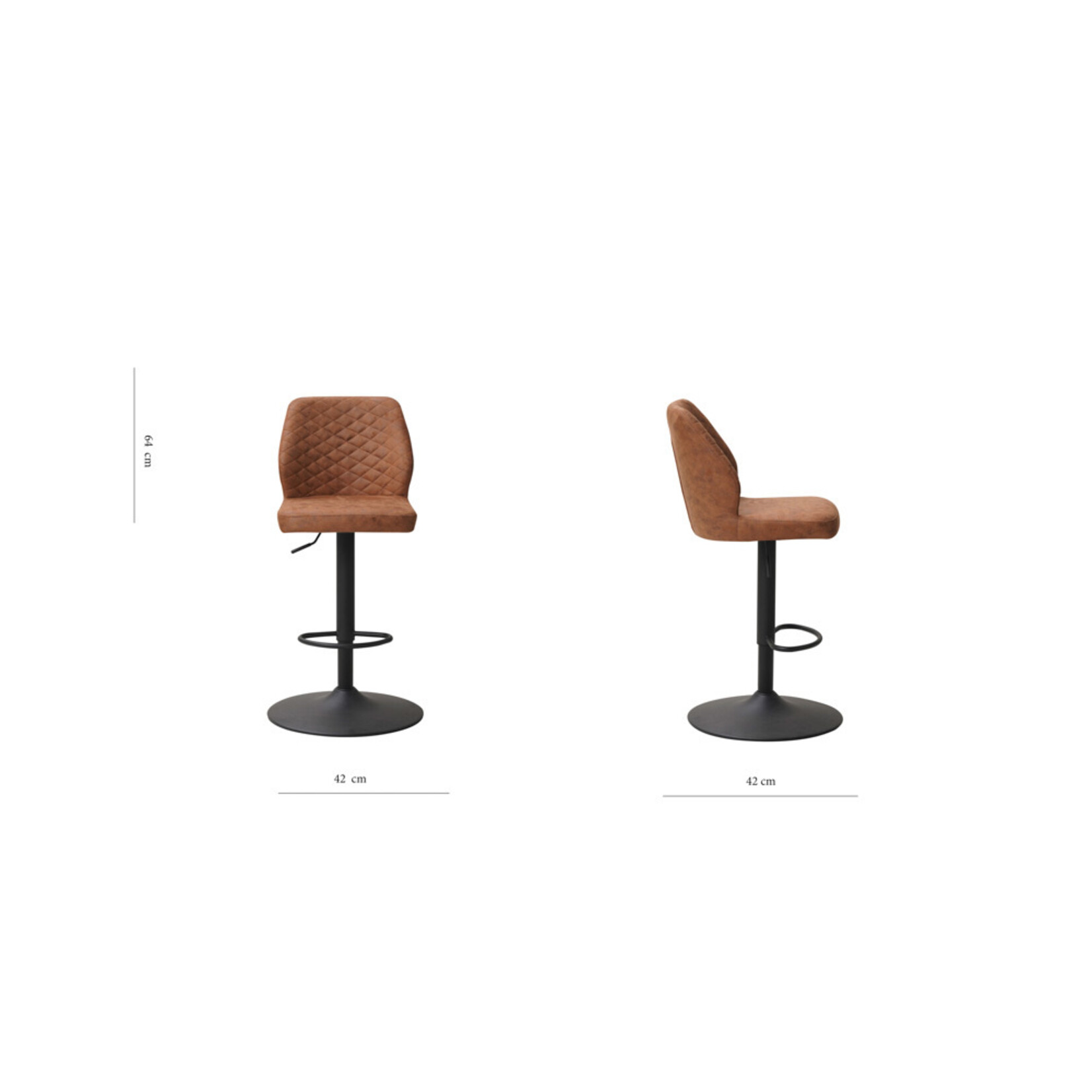 DMW Barkruk Grayson cognac