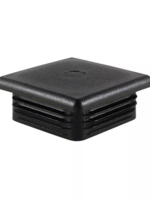 DMW Insteek dop 40x40 zwart    4 stuks