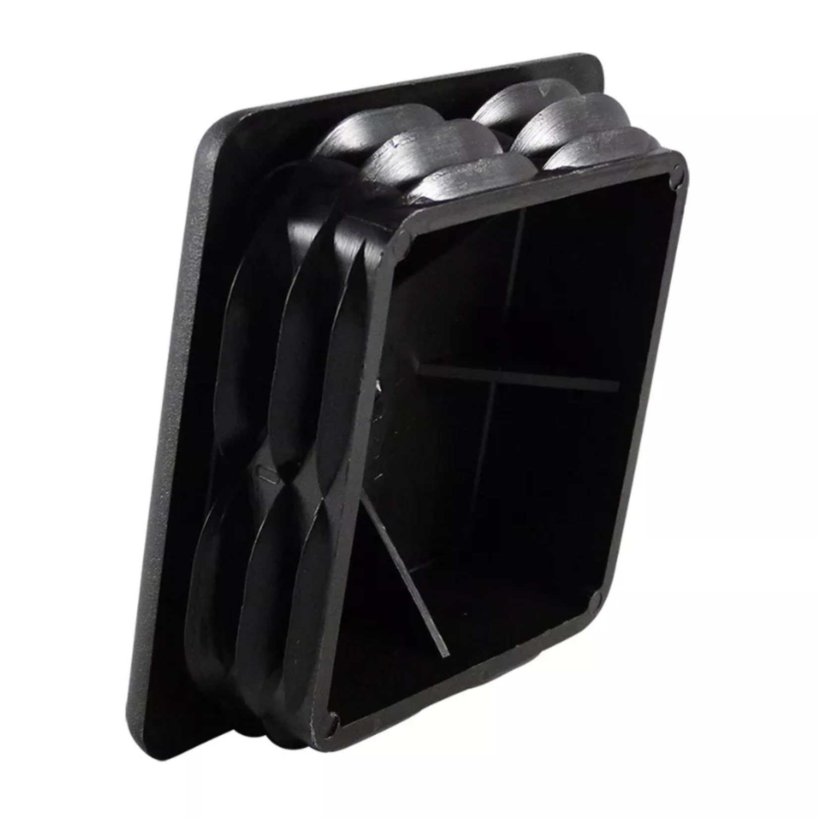 DMW Insteek dop 40x40 zwart   4 stuks