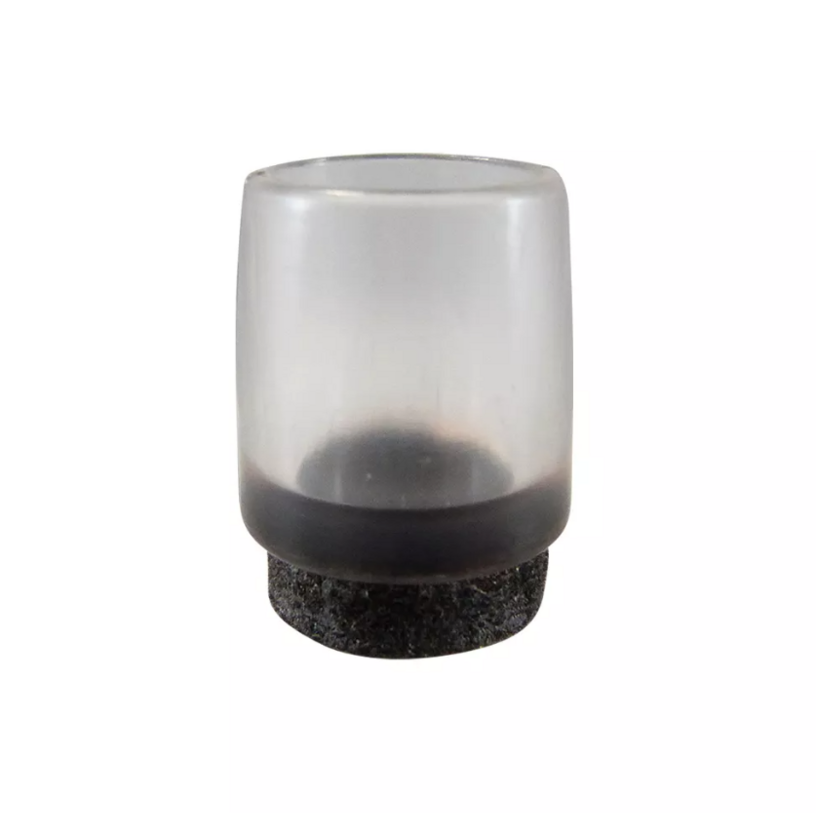 DMW Omsteekdop 14mm PVC Naturel + Vilt    4 stuks  -