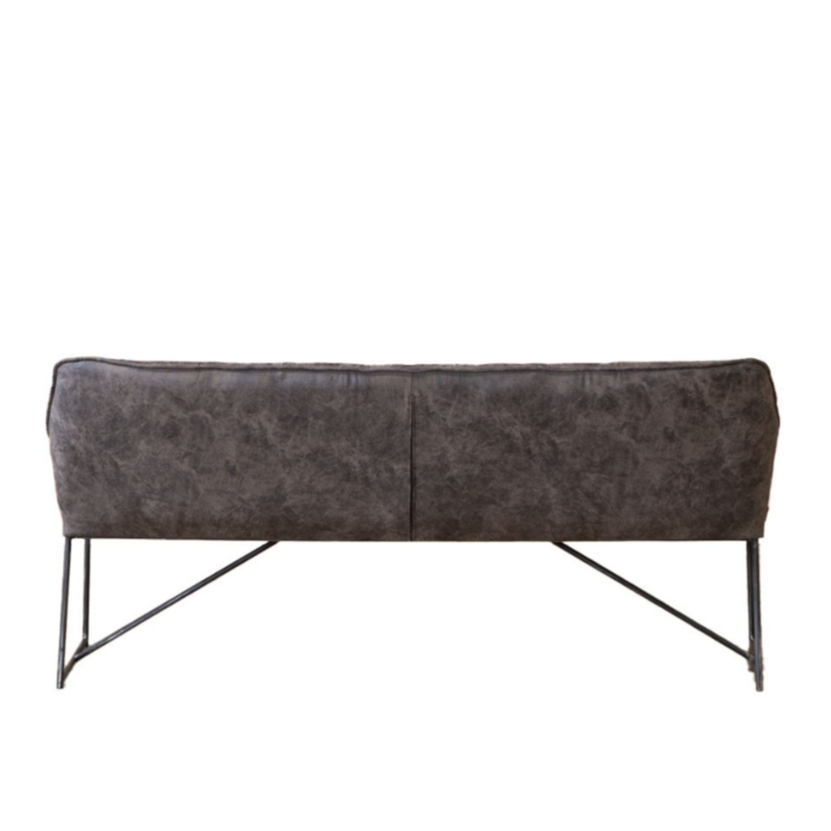 DMW Eetkamerbank microvezel Antraciet 155cm