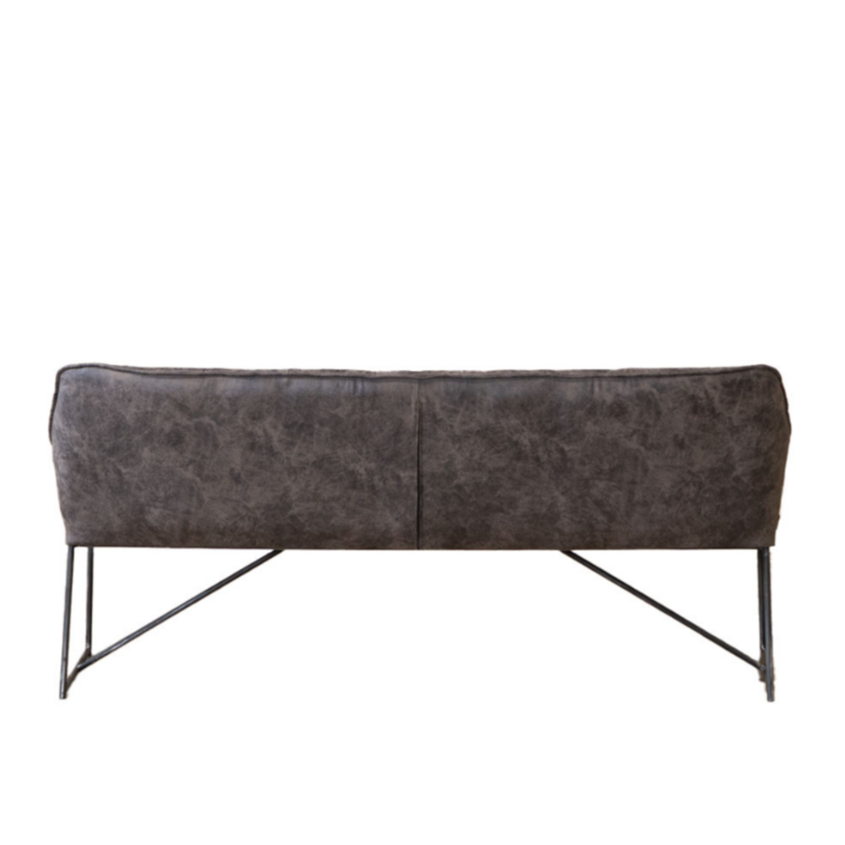 DMW Eetkamerbank microvezel Antraciet 155cm