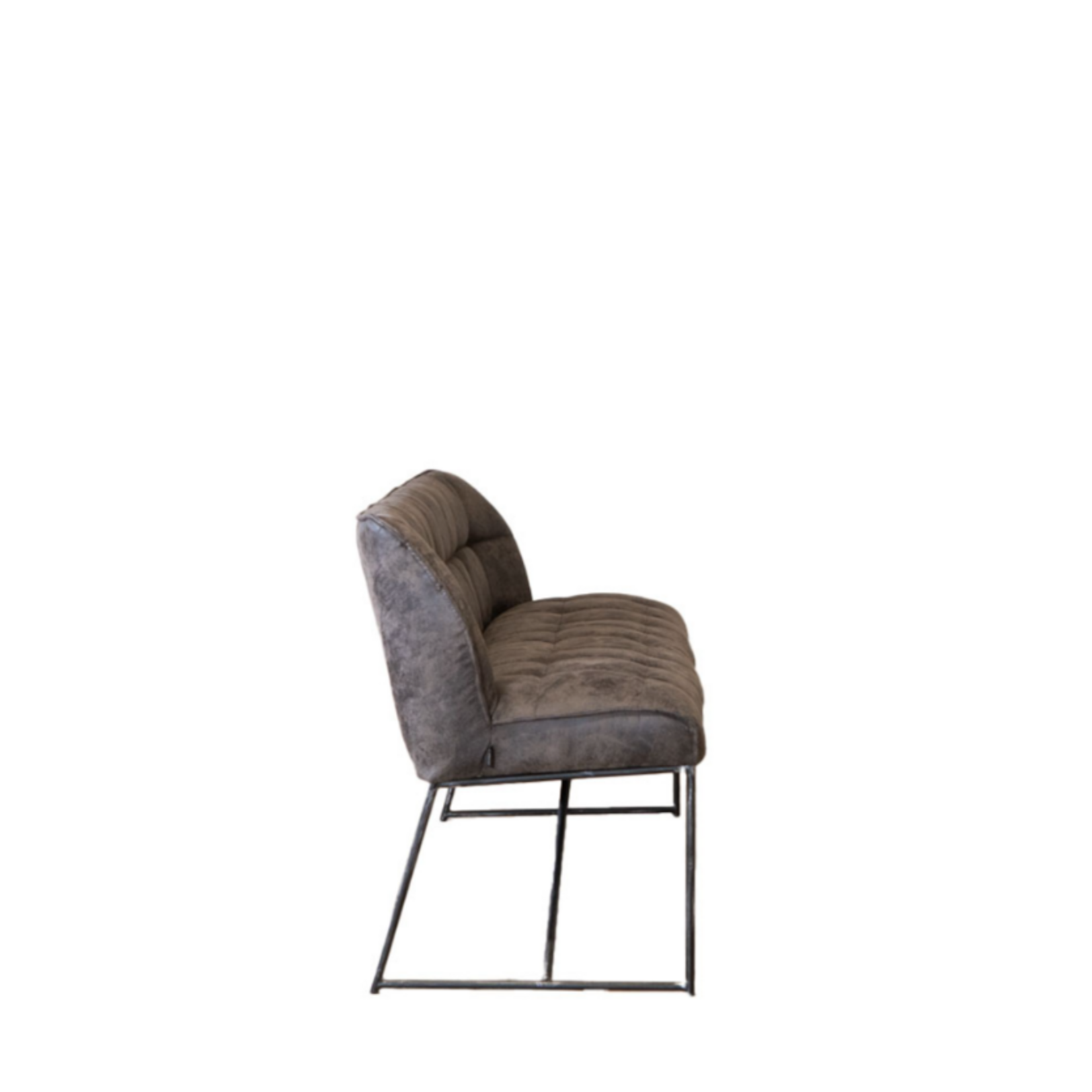 DMW Eetkamerbank microvezel Antraciet 155cm