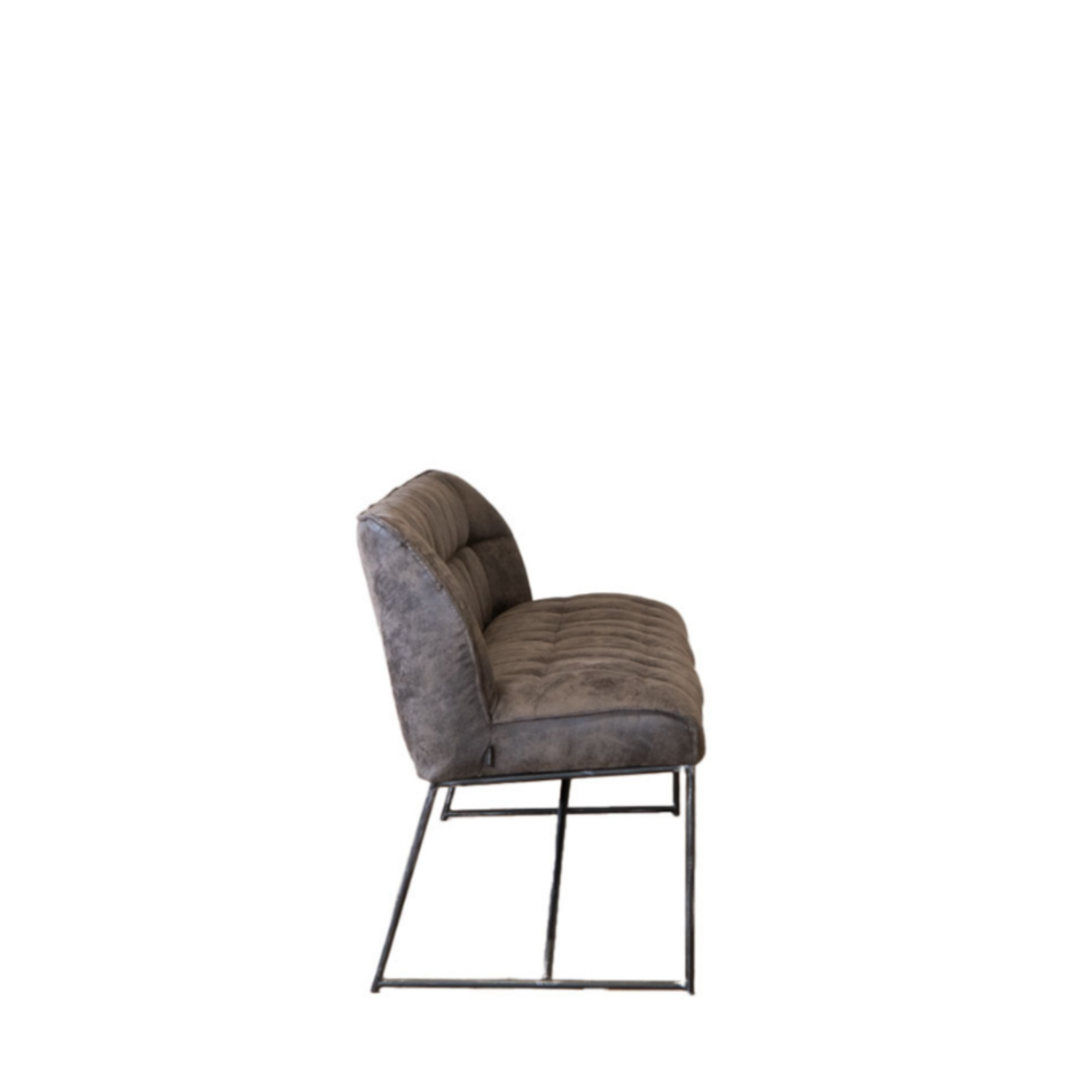 DMW Eetkamerbank microvezel Antraciet 155cm