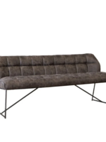 DMW Eetkamerbank microvezel  Antraciet 185cm