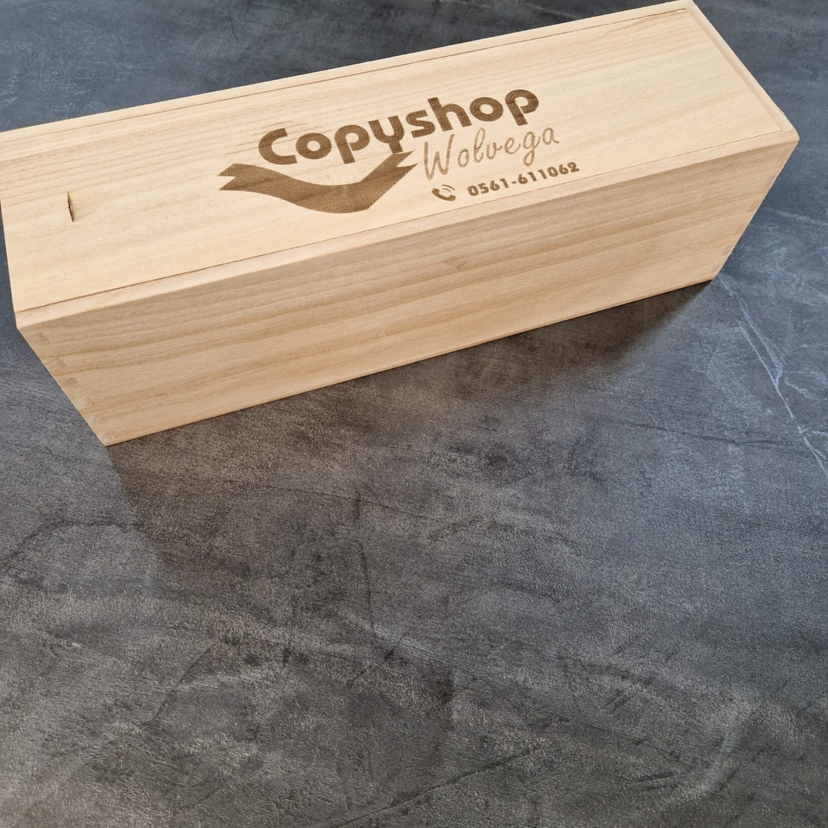 DMW Wijnkist voor 1 Fles Zonder tekst