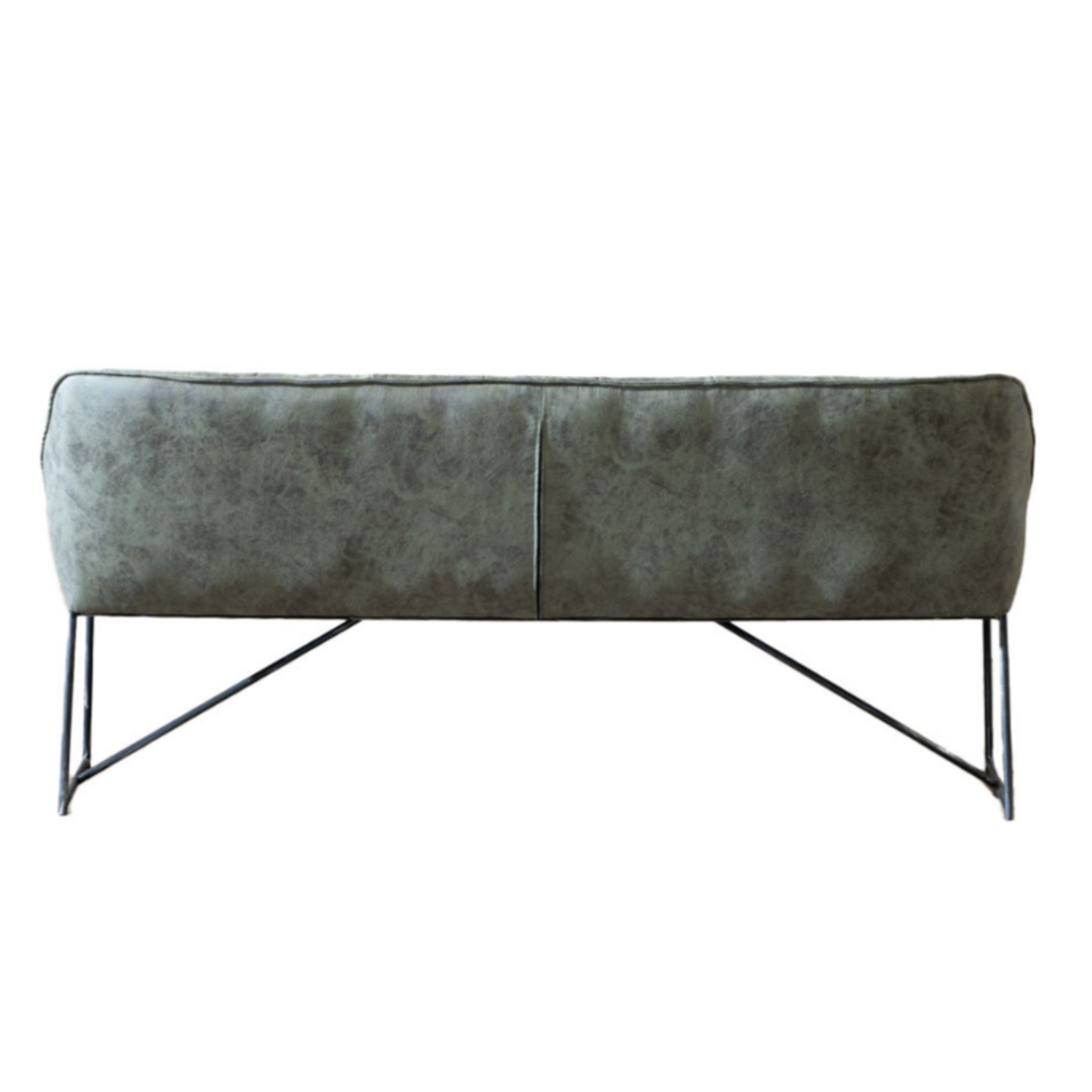 DMW Eetkamerbank microvezel Olijfgroen 155cm