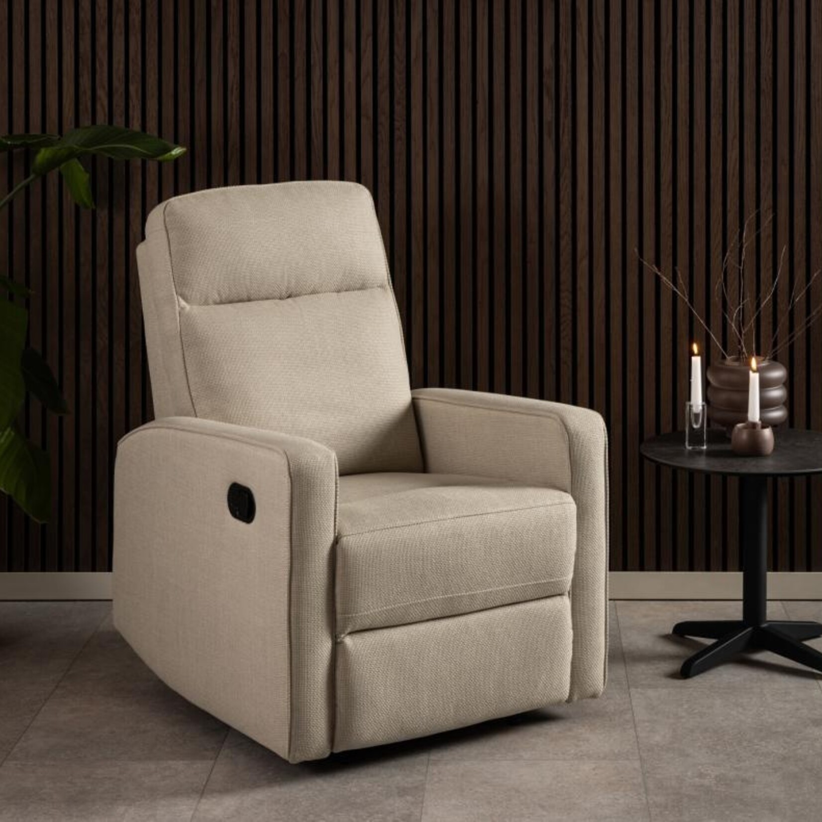 DMW Asila Relaxfauteuil Beige