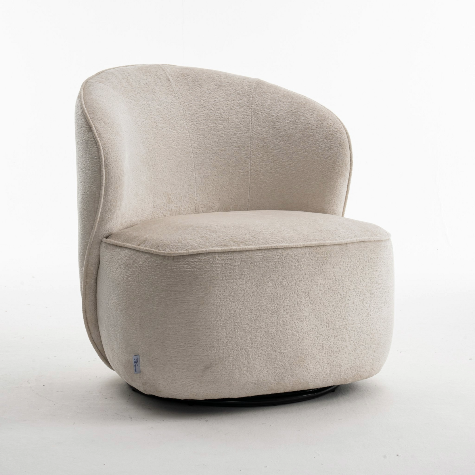 RV Design Sammy Draaifauteuil Stof Loris #01 Cream