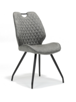 RV Design Stoel Hardy zwart Stof Soft Steel