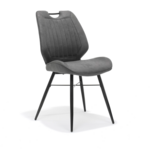 RV Design Stoel Quattro zwart stof Soft Antraciet