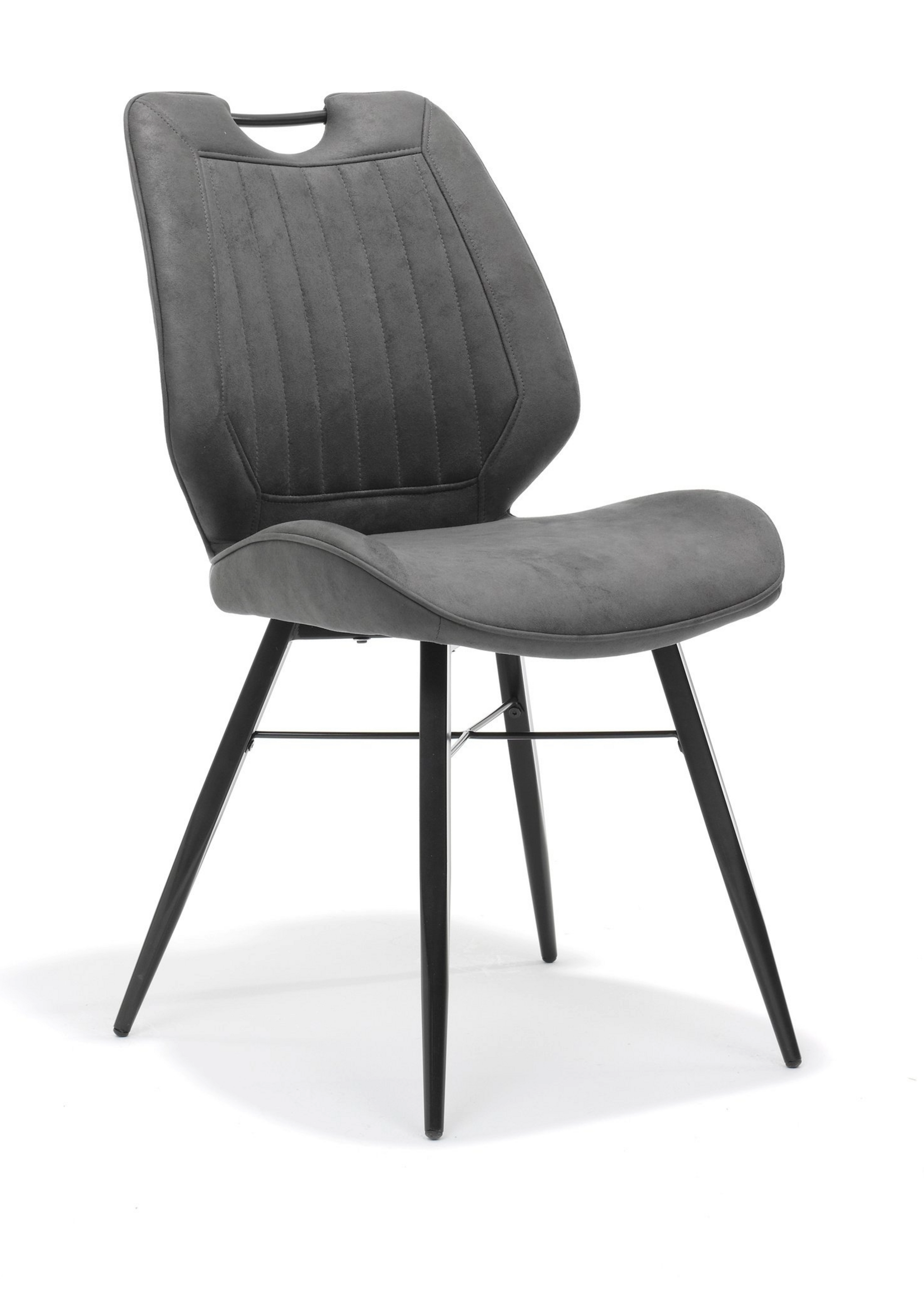 RV Design Stoel Quattro zwart stof Soft Antraciet