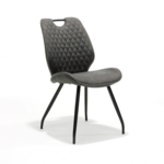 RV Design Stoel Hardy zwart Stof Soft Antraciet