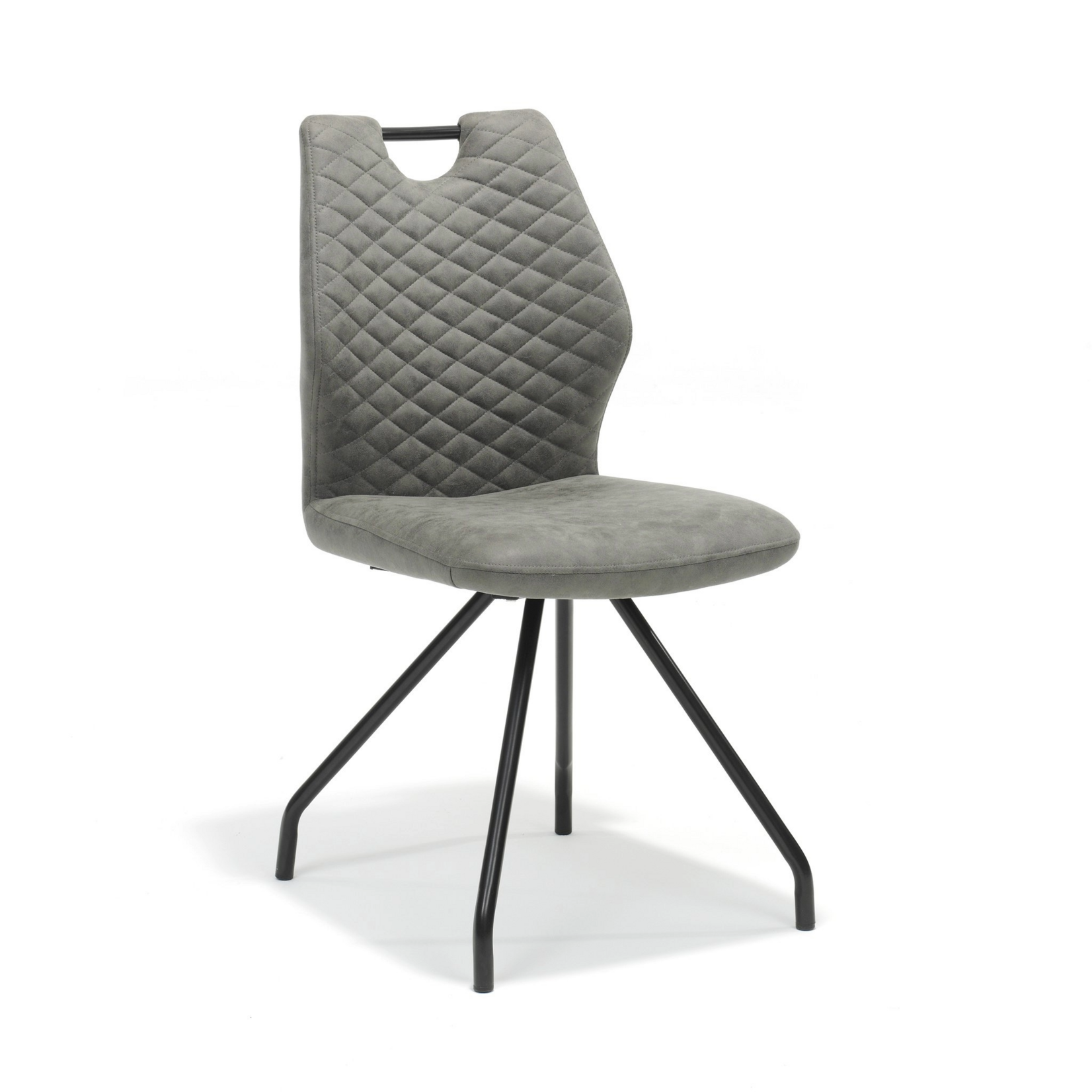 RV Design Stoel Carlos zwart Stof Soft Steel