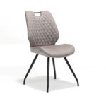 RV Design Stoel Hardy zwart Stof Soft Pebble