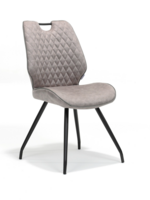 RV Design Stoel Hardy zwart Stof Soft Pebble