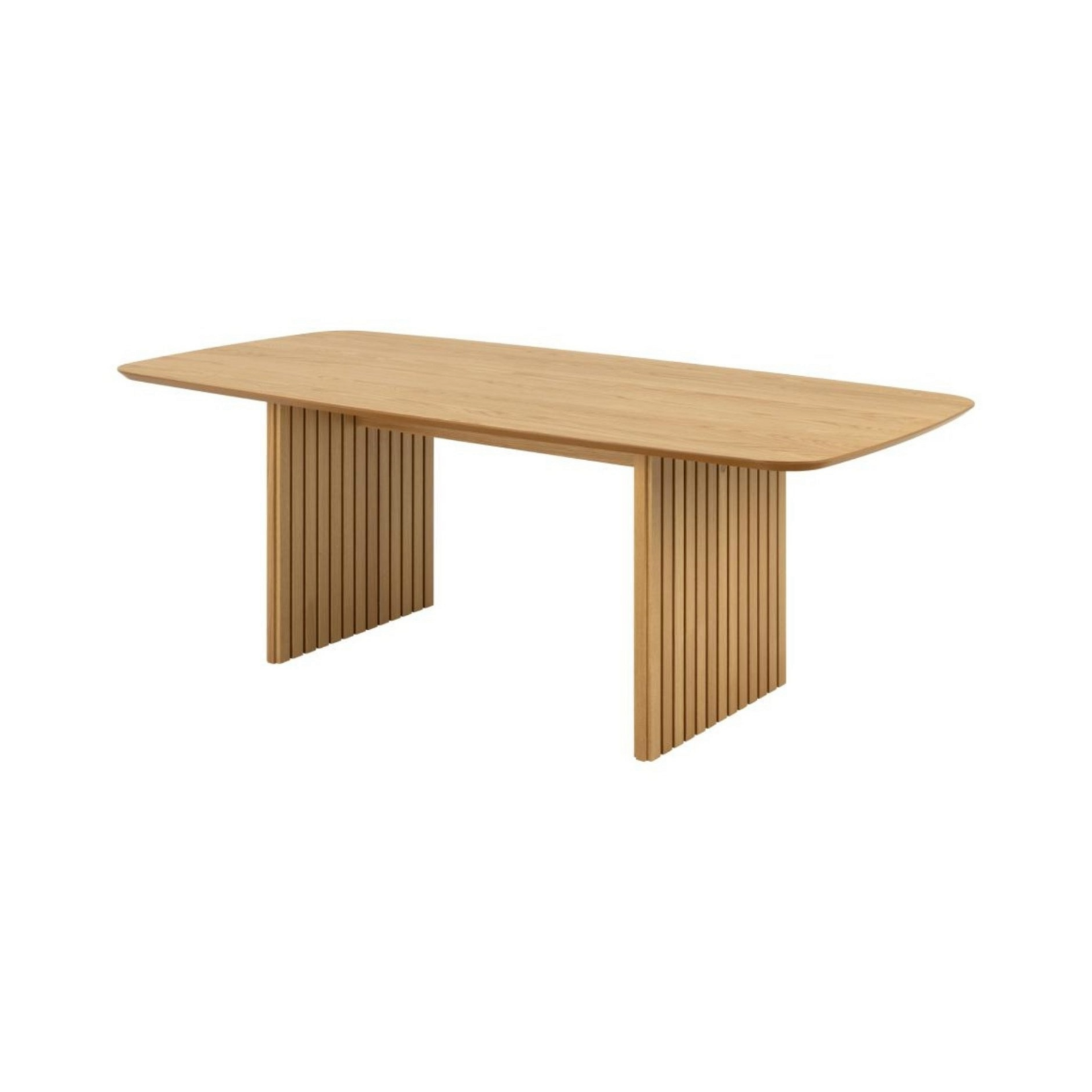 Christo eettafel, blad van eiken UV-gelakt fineer