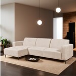 Ronald Hoekbank Ronald stof Beige Cremona 2 links