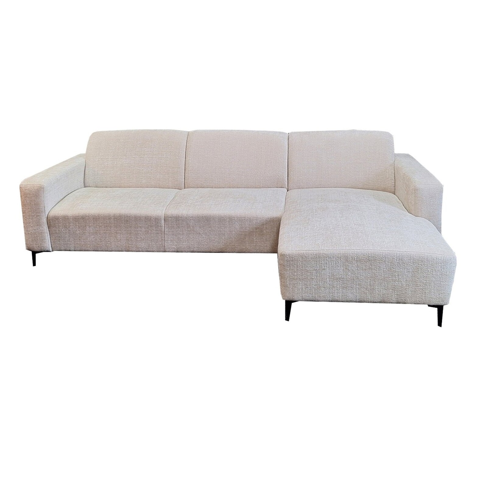 Ronald Hoekbank Ronald stof Beige Cremona 2 rechts