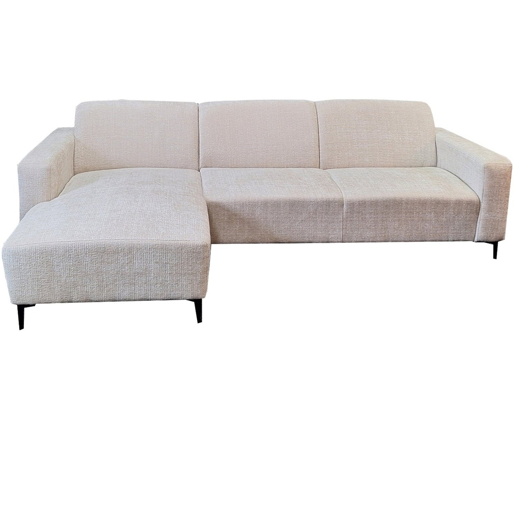 Ronald Hoekbank Ronald stof Beige Cremona 2 links