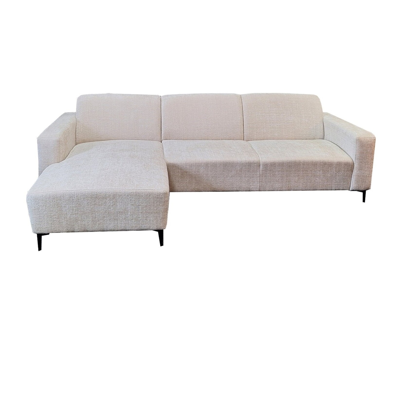 Ronald Hoekbank Ronald stof Beige Cremona 2 links