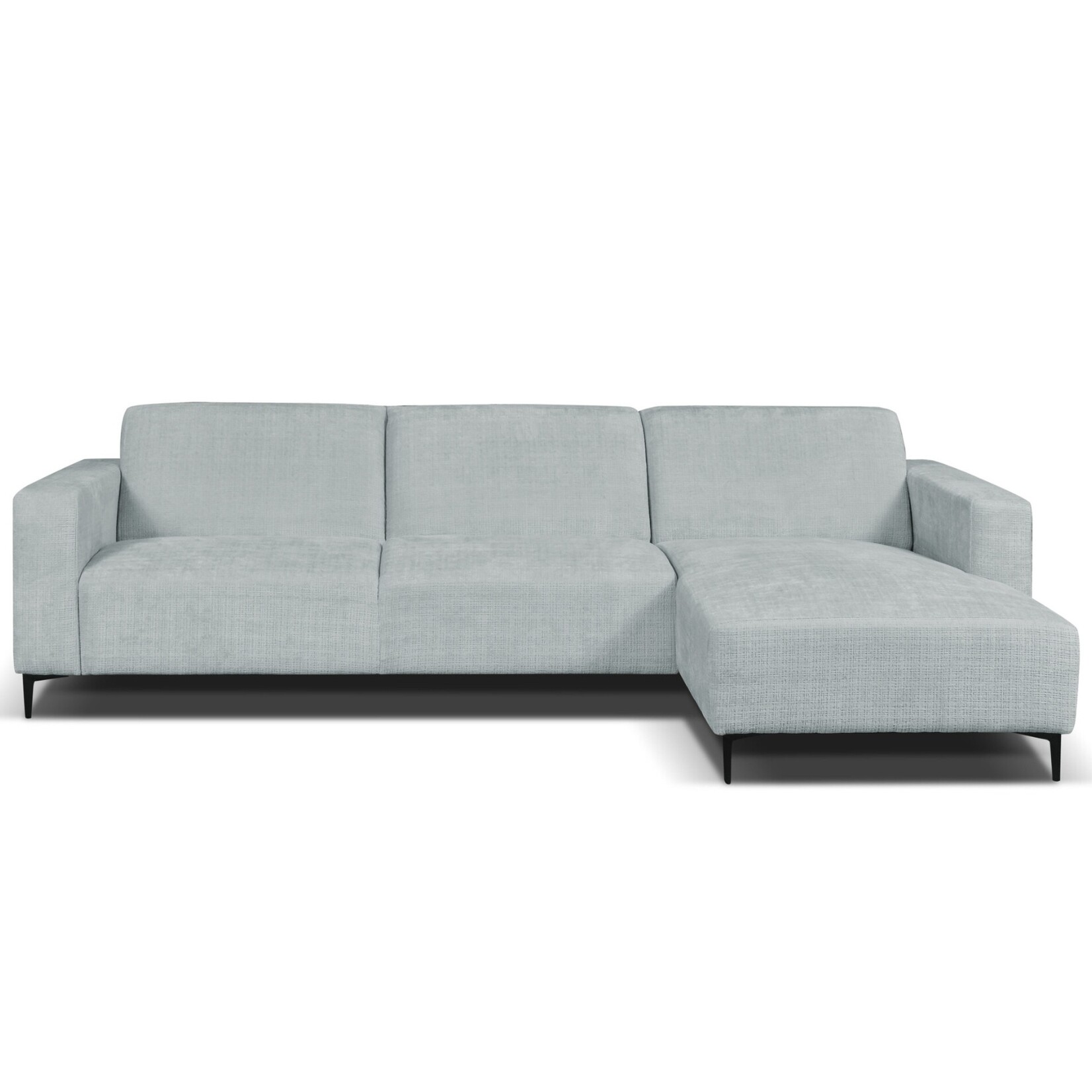 Ronald Hoekbank Ronald Grijs stof Cremona 81 Rechts