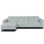 Ronald Hoekbank Ronald Grijs stof Cremona 81 Links