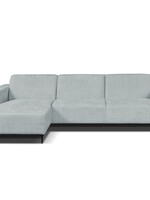 Ronald Hoekbank Ronald Grijs stof Cremona 81 Links