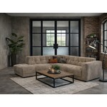 Wave Hoekbank Wave Taupe Links