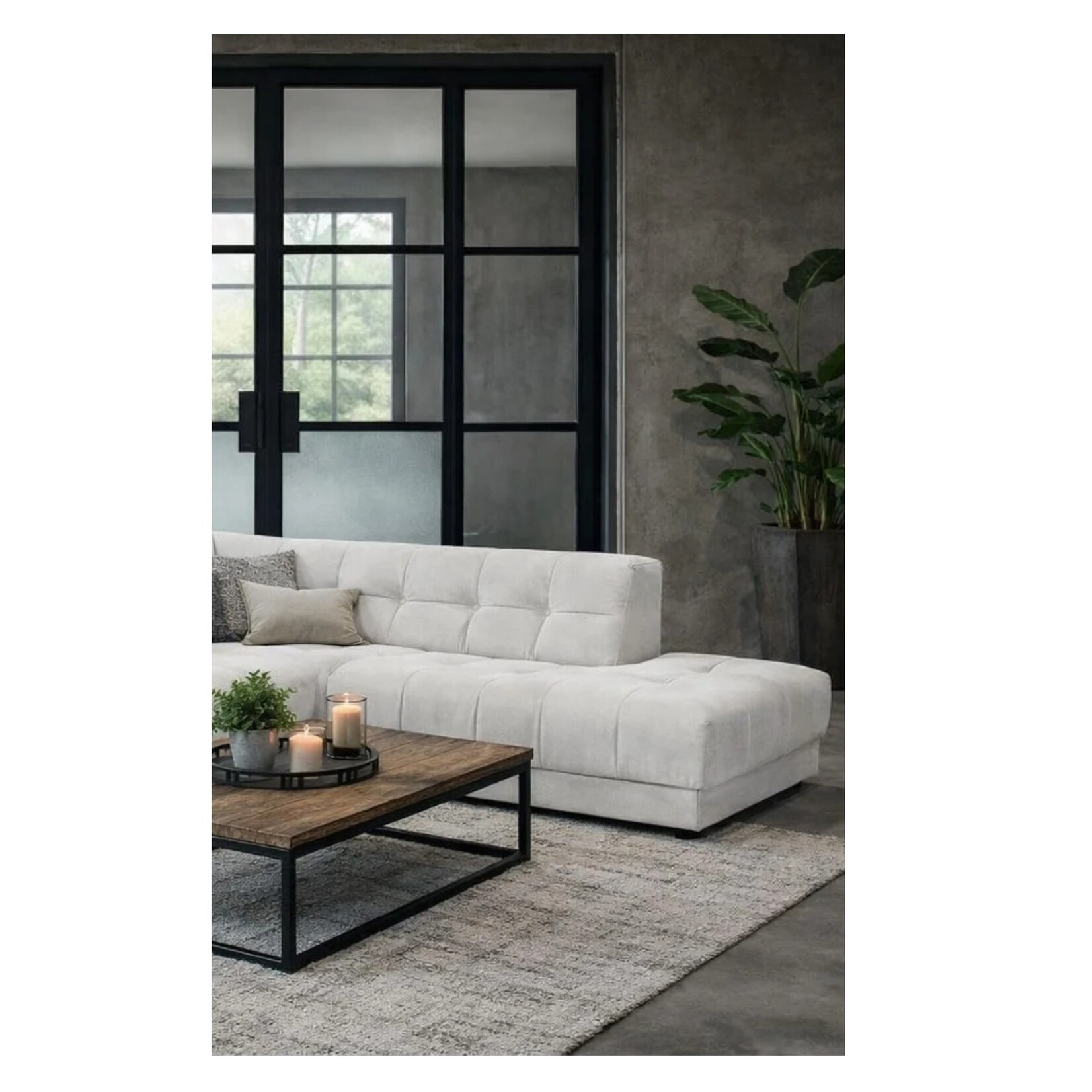 Wave Hoekbank Wave Beige Rechts