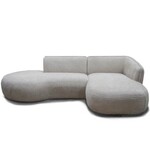 Luik Luik hoekbank rond Beige Rechts