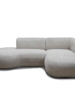 Luik Luik hoekbank rond Beige Rechts
