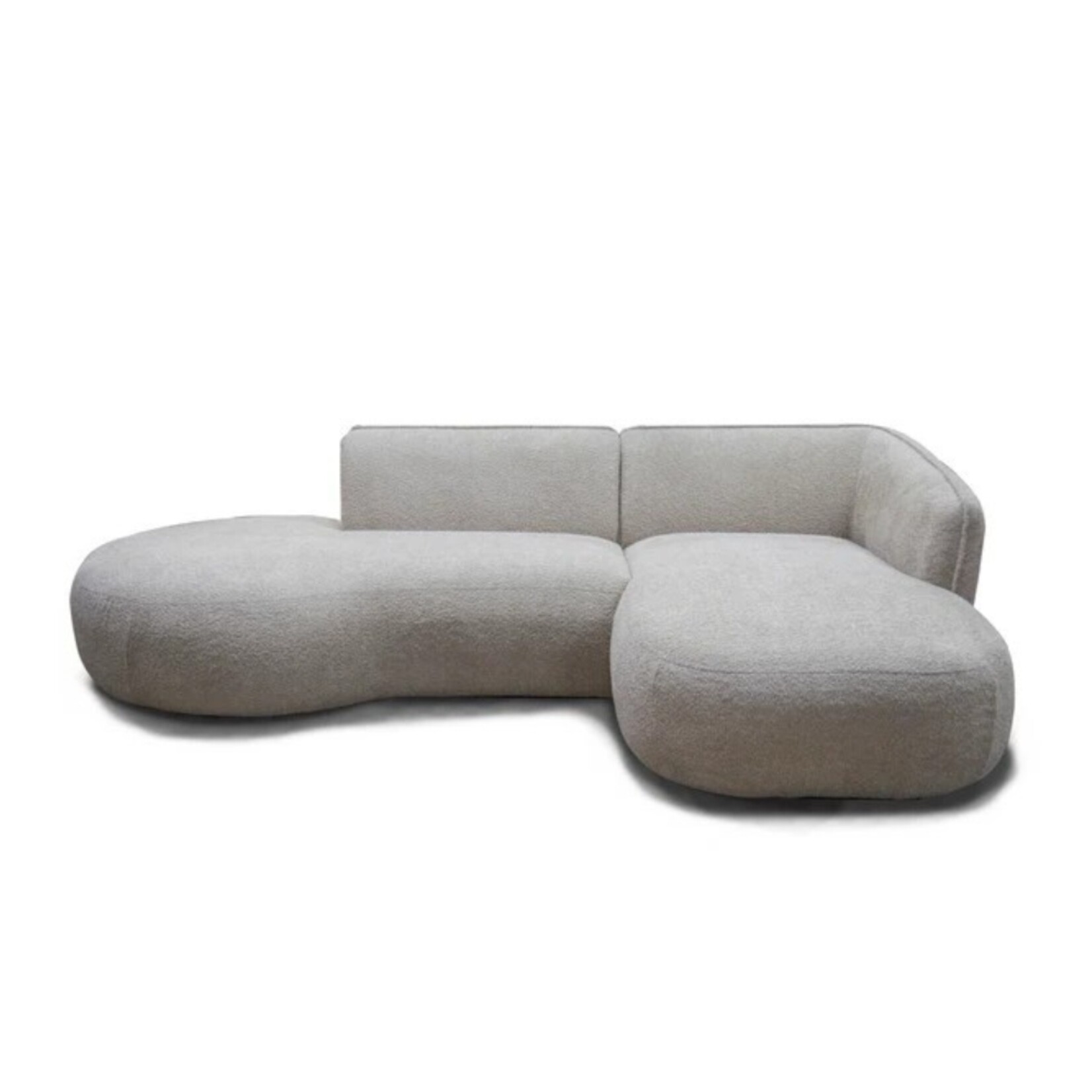 Luik Luik hoekbank rond Beige Rechts
