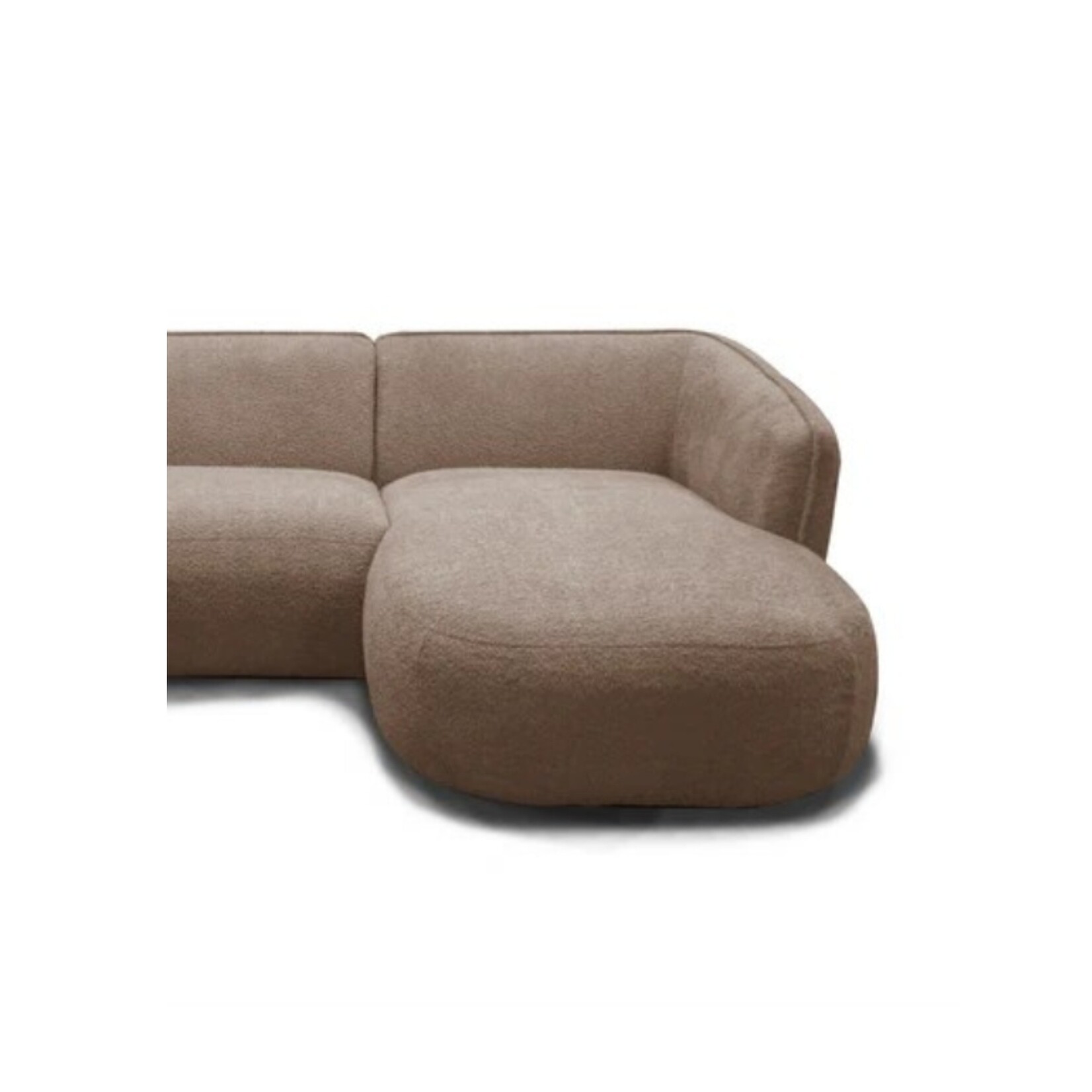 Luik Luik hoekbank rond Bruin Rechts