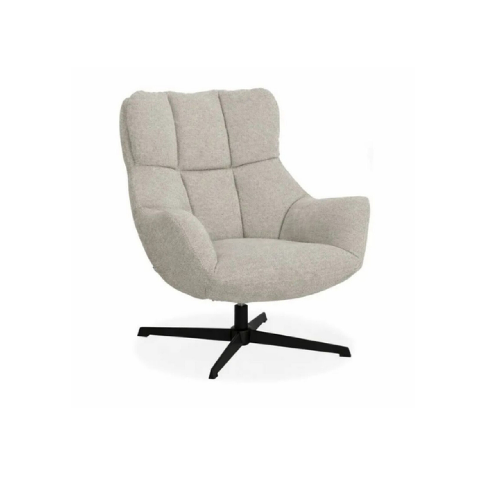 Maxfurn Fauteuil Modesto Dolphin – Draaifauteuil in zachte Art-stof