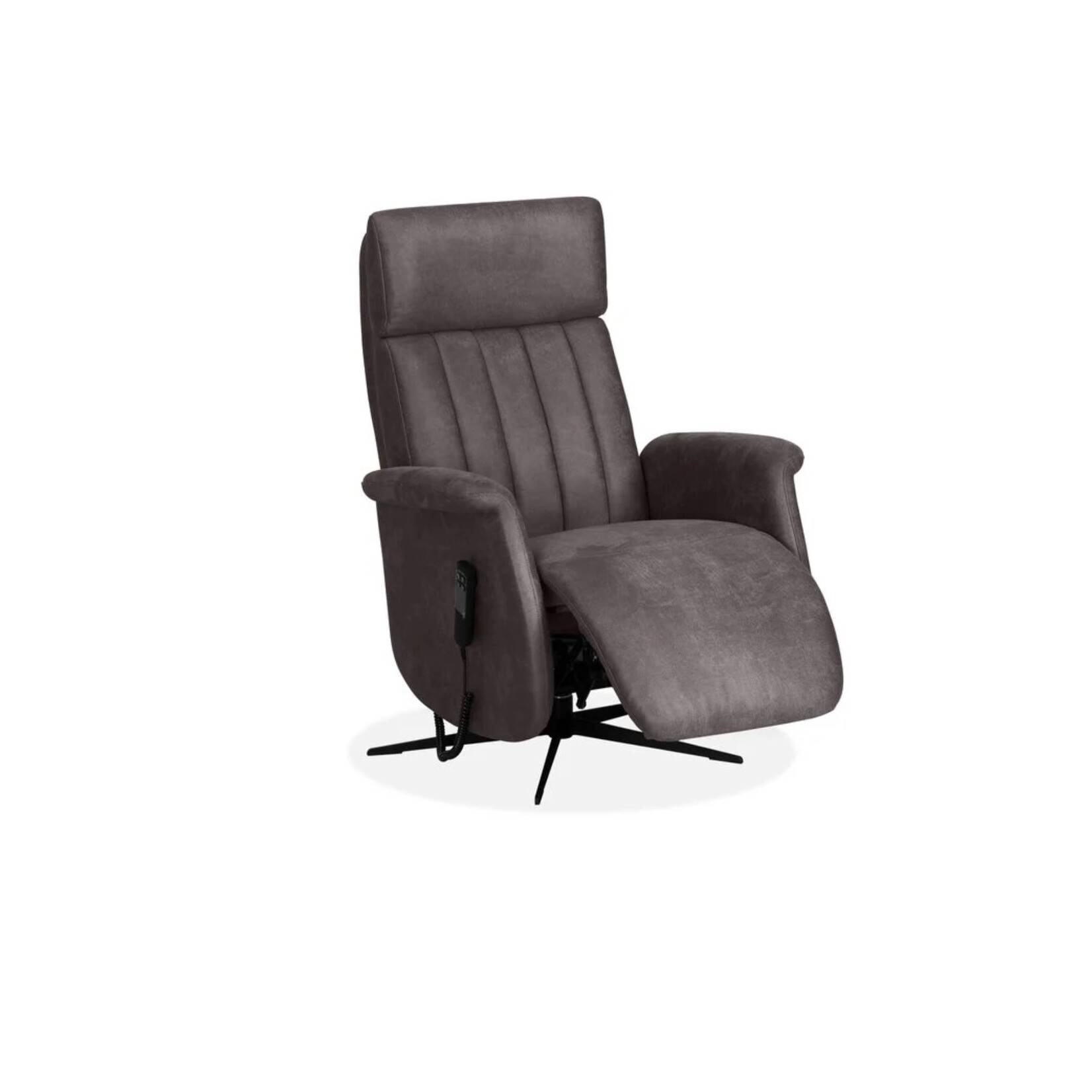 Brussel Relaxfauteuil Brussel Antraciet Accu 2 Motorig